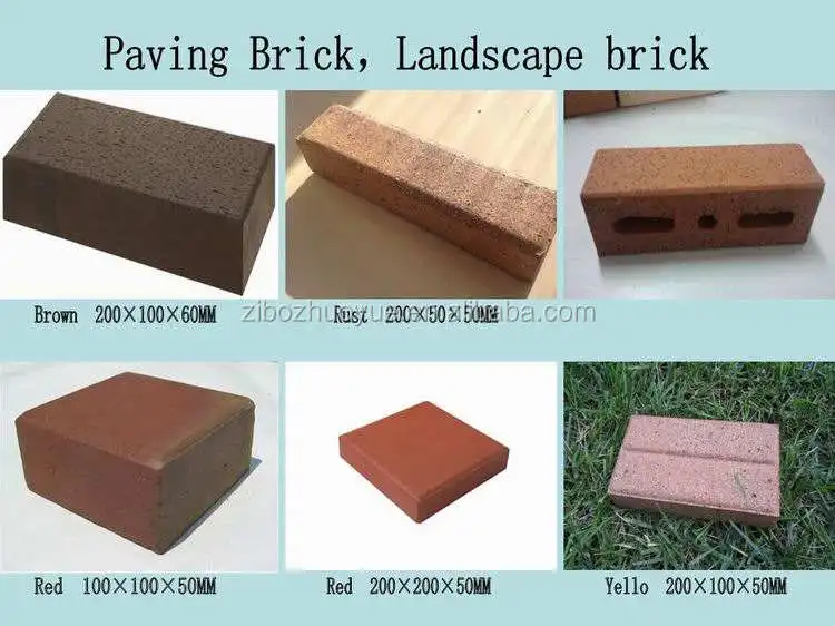 New red clay solid brick used red clay brick roofing sheet red Floor Paving brick