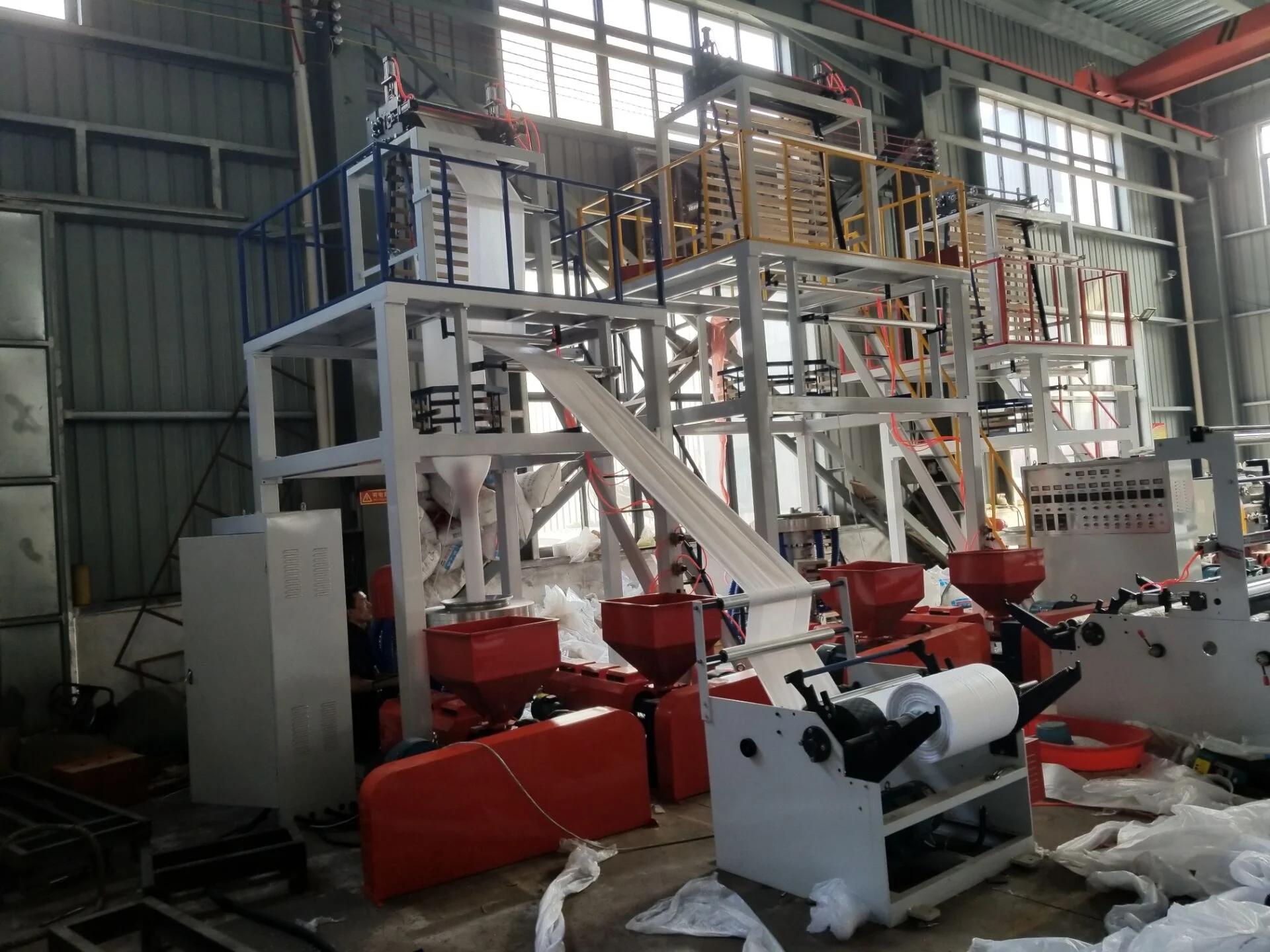 Guaranteed Quality Proper Price Italian Pe Pvc Cling Lab Film Blowing Machine