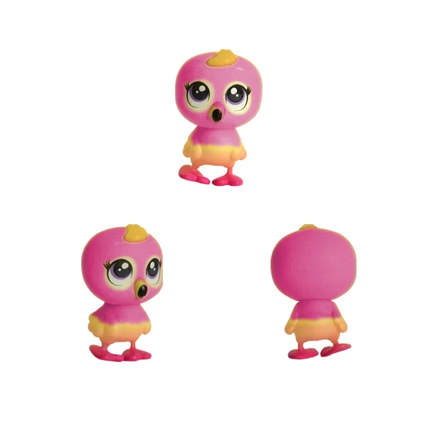 WJ8010 Promotional Wholesale Flammies Cartoon Animal Candy Toy Flamingo Figures for kids Packing Carton Time