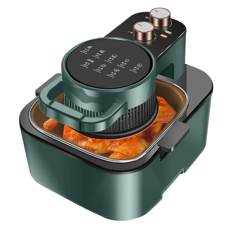 2023 New Arrival Kitchen Appliances Uses Rapid Circulation Oil Free Non Stick Cooking Deep Air Fryer