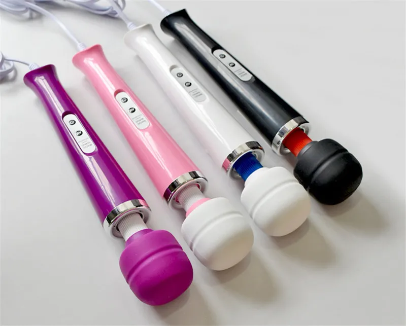 10 Modes Wired Big Headed Vibrating Body Massager Sex Toys AV vibrator magic wand For Woman