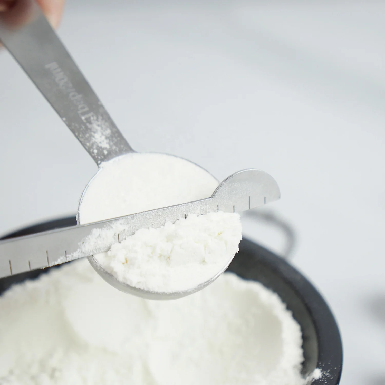 Nesting set of 8 Stainless Steel Measuring Spoons with Egg Whisk and Measuring Ruler Scrape