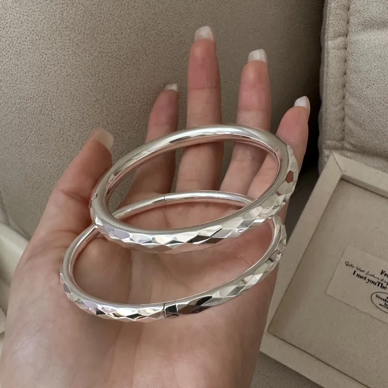 Оптовая Продажа с фабрики 925 стерлингового серебра сверкающих пустой браслет для женщин 2024 новые прекрасные украшения