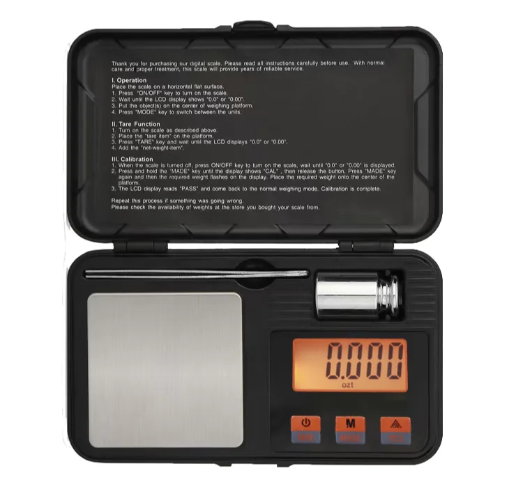 200g/0.01g 50g/0.001g Portable Tool Box Jewelry Weighing Digital Pocket Scale Jewelry Scale