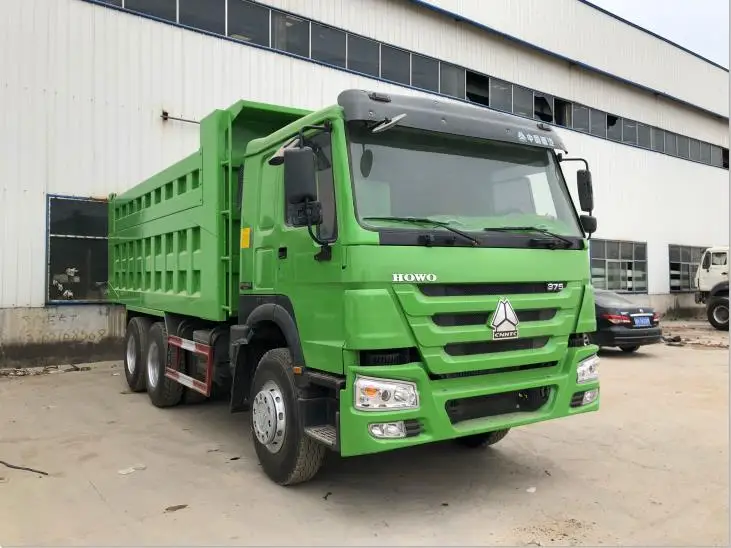 Б/у грузовик 6x4 371hp HOWO б/у ZZ3257N3847C 2017 недорогой самосвал Sinotruck для