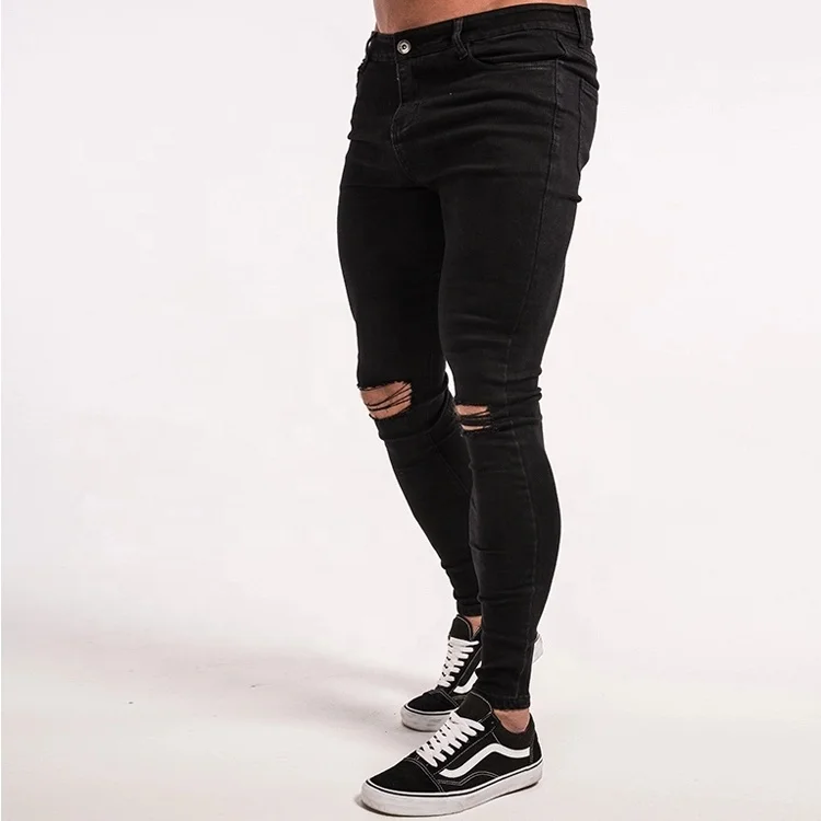 
High Quality Skinny Fit Washed Trousers Custom denim jeans pants new style jeans pent men ripped damaged jeans for men 