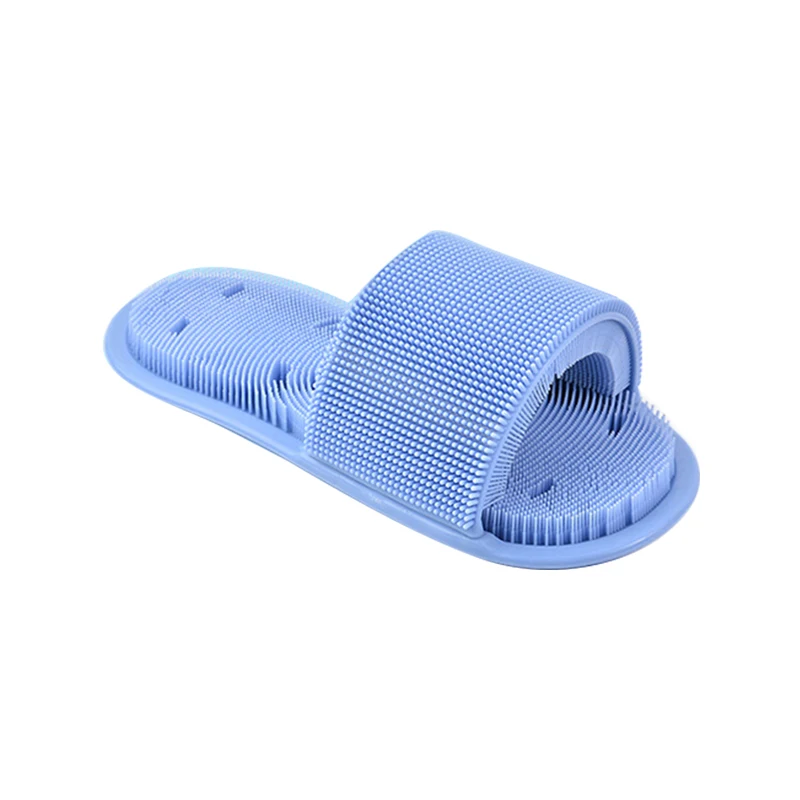 Custom Silicone Shower Foot Personal Massage Exfoliating and Cleaning Non-Slip Scrubber Brush for Bathroom