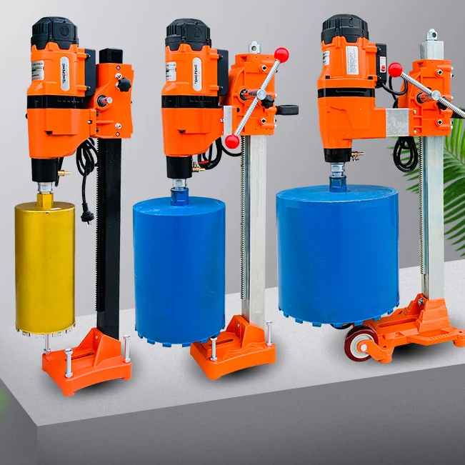 Hand held borehole concrete diamond core drilling cutting machine