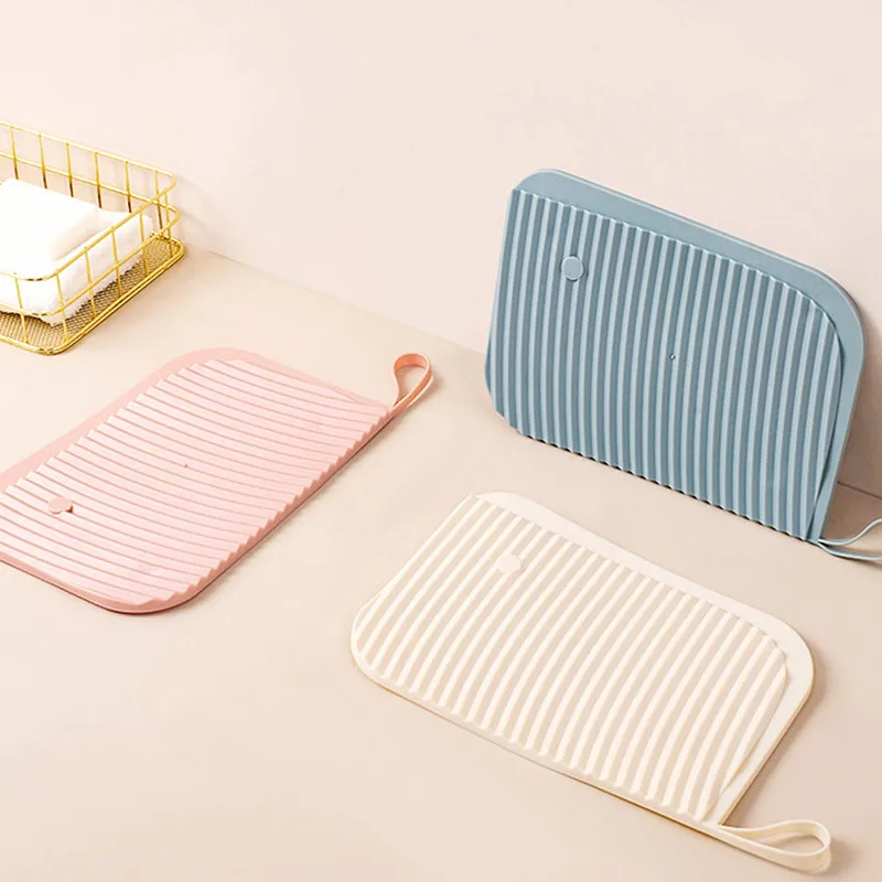 1Pcs Portable Thicken Mini Washboard Anti-slip Laundry Accessories Washing Board Plastic Clothes Cleaning
