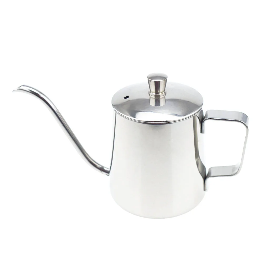 
Professional Manufacturer 350Ml Picnic Coffee Pot Gooseneck Kettle Metal Long Narrow Spout Coffee Pots 