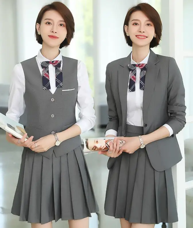 Business suit sets female kindergarten teacher host speech contest clothing professional clothing clothes