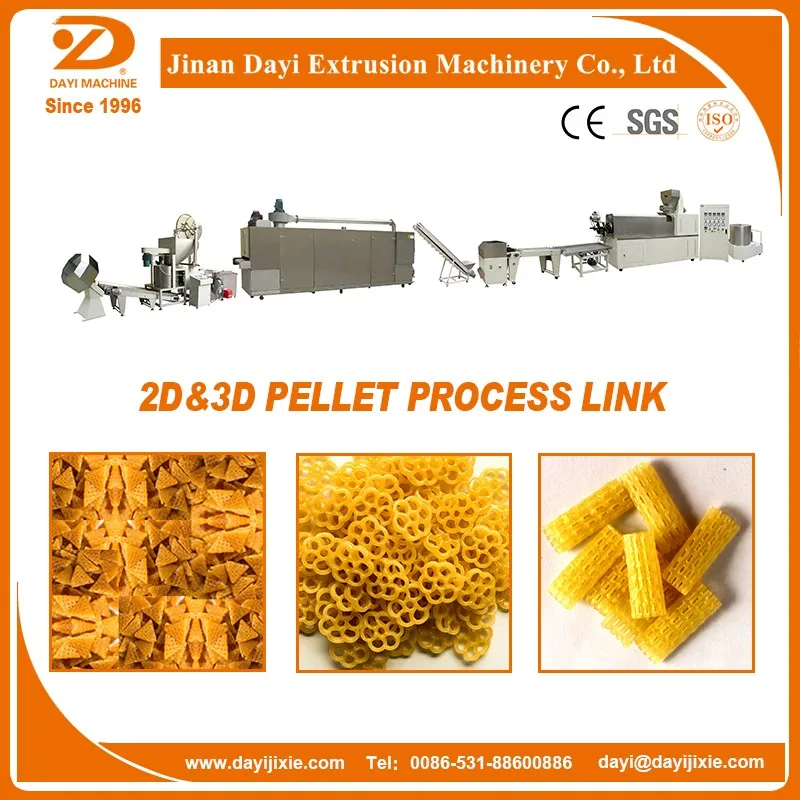 Small Fully Automatic 2D 3D Pani Puri Making Extruder Pani Puri Machine Frying Machine For Sale