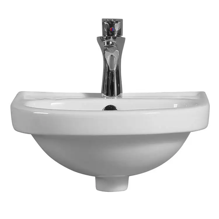 European style bathroom water sink sanitary items lavabo bathroom washing basin ceramic wall hung basin
