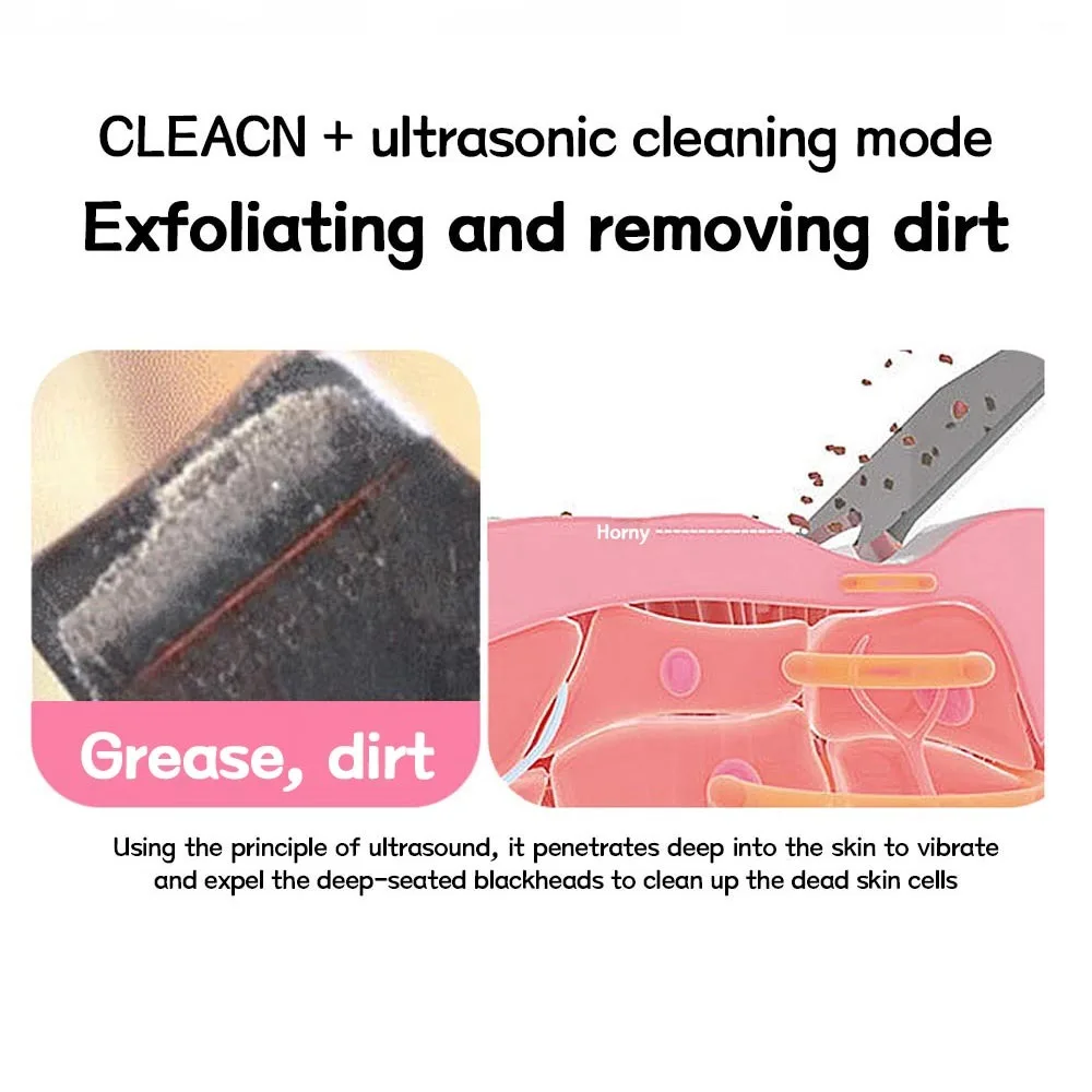 Ultrasonic beauty portable face massager skin care tool scrubber 2022 ultrasonic face beauty personal care skin scrubber