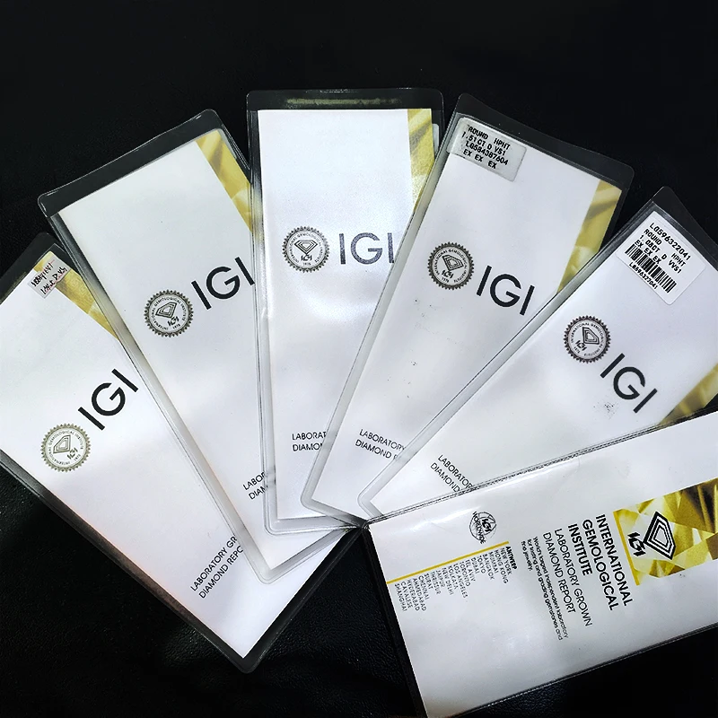 Promotion HPHT diamond IGI certificated D E 1CT -2.0CT VS VVS clarity 3EX cutting round lab grown diamond loose stone