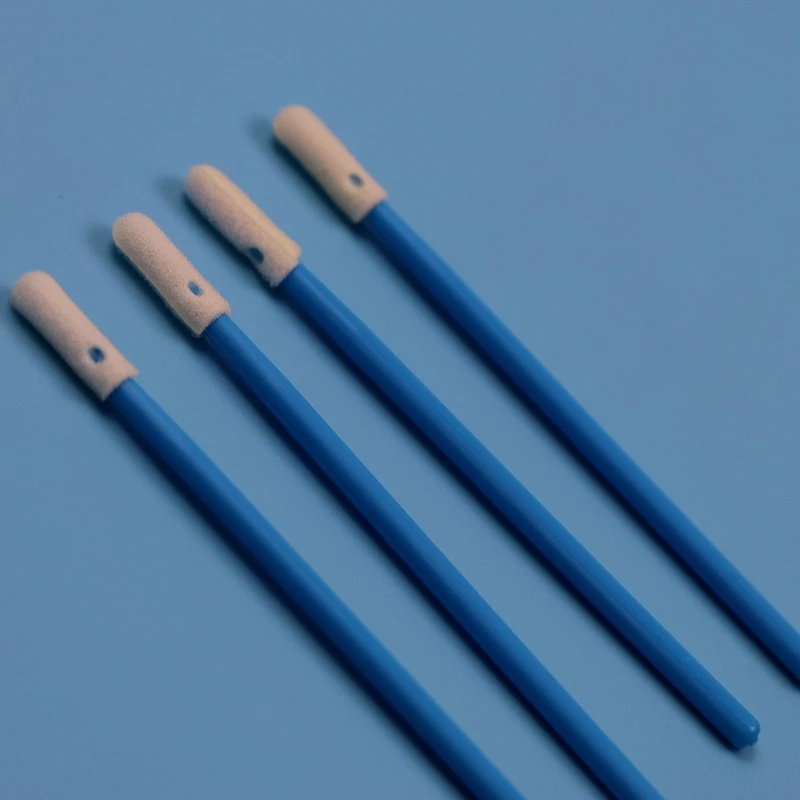 742 Lint Free Small Cleanroom Detailing Swab High Density Foam Swab for Factory Cleaning