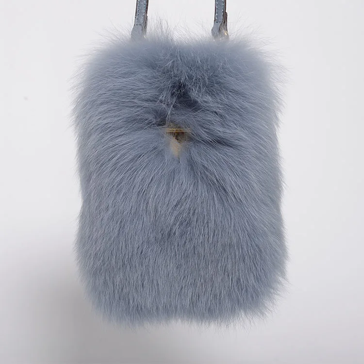 2023 New Design Solid Color Handbag Shoulder Bag Hight Quality Fur Bag