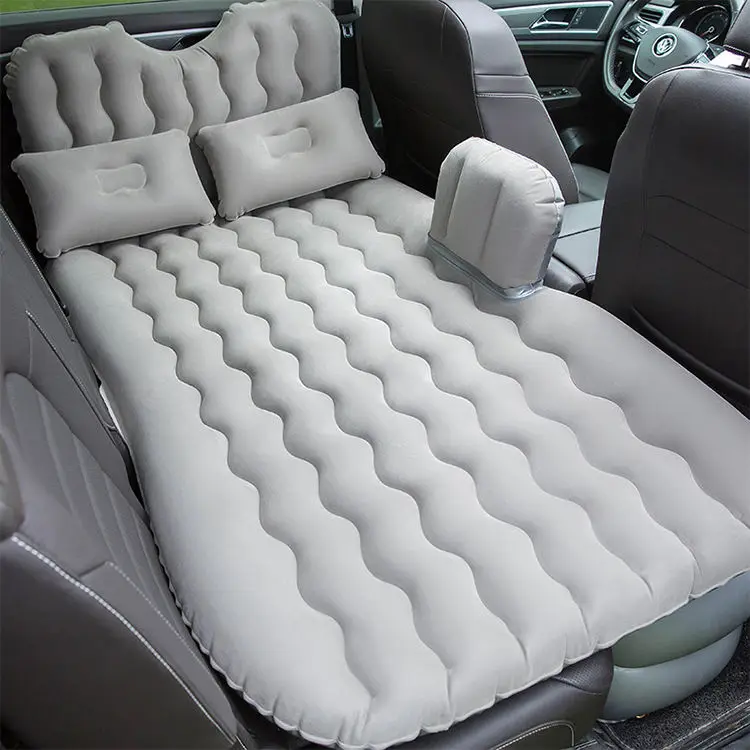 Blow Up Camping Inflatable  Air Mattress For Car Universal Extended Air Couch With Two Air Pillow