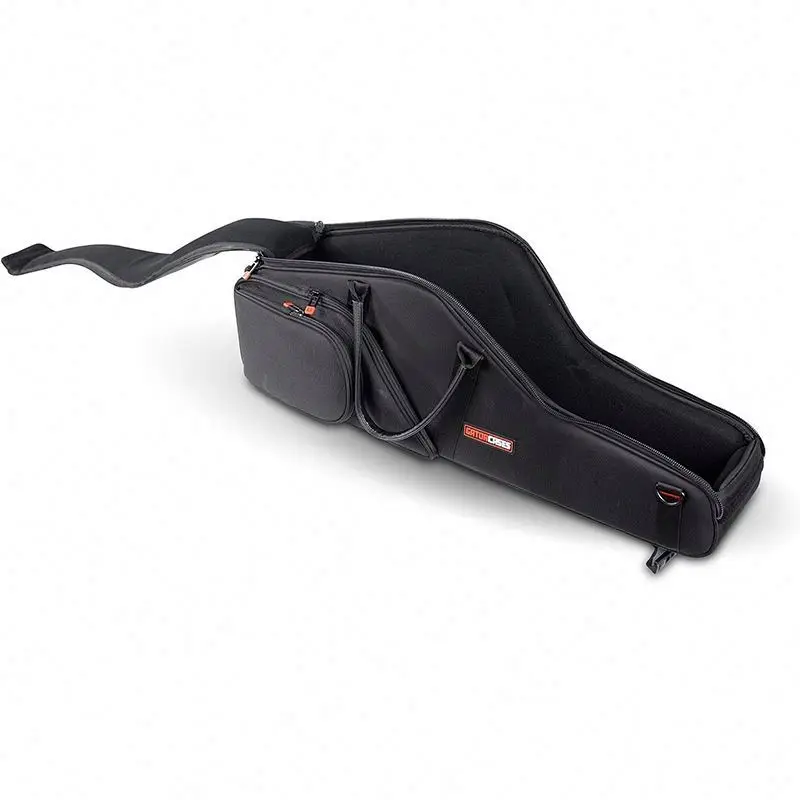 Free Sample  Free Sample customize  1200 D Nylon and 27 MM Padded Lightweight Alto Saxophone Case Bag