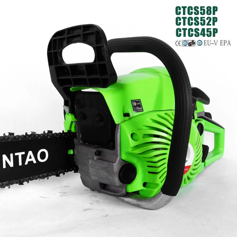 OEM Service Gasoline Chainsaw Tool 52CC Wood Cutting Machine 2.2kw Power Engine Petrol Chain Saw For Garden