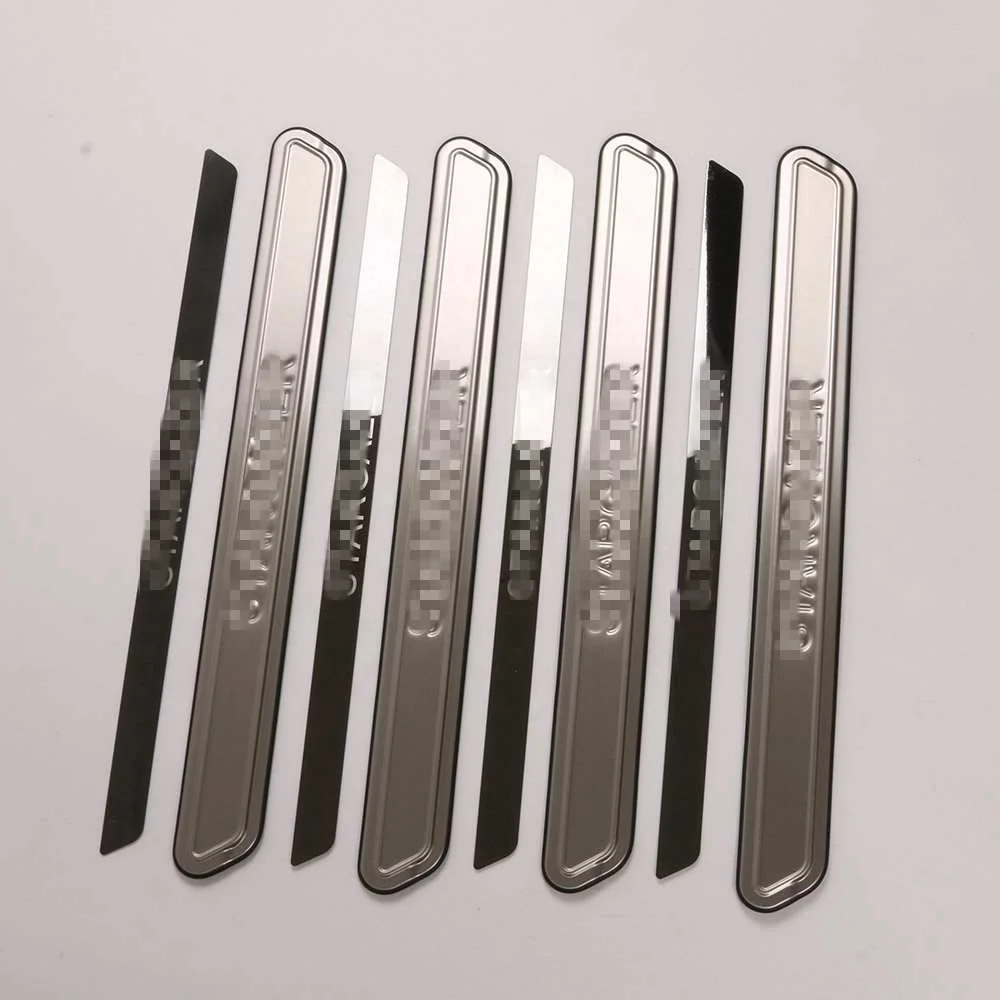 WZXD New Arrival Car Chrome Door Sill Guards  Door Sill Plate Exterior Accessories For Hyundai Stargazer 2023