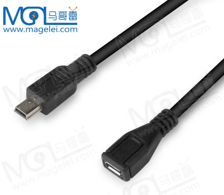 2021 высококачественный кабель передачи данных Usb 2 0 Mini Male к Micro Female V3/V8 BM/Micro BF