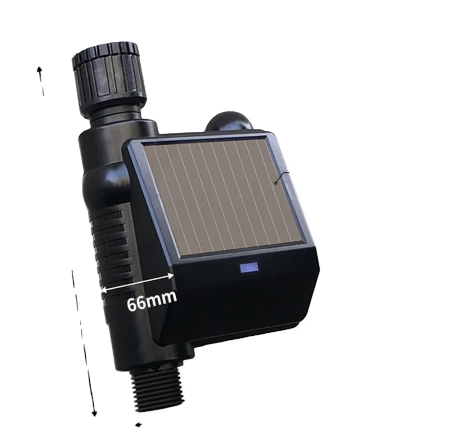 Tuya Smart Life App control Garden Dual Pump Auto Watering Solar Charging Potted Plant Drip Irrigation Water Pump Timer System