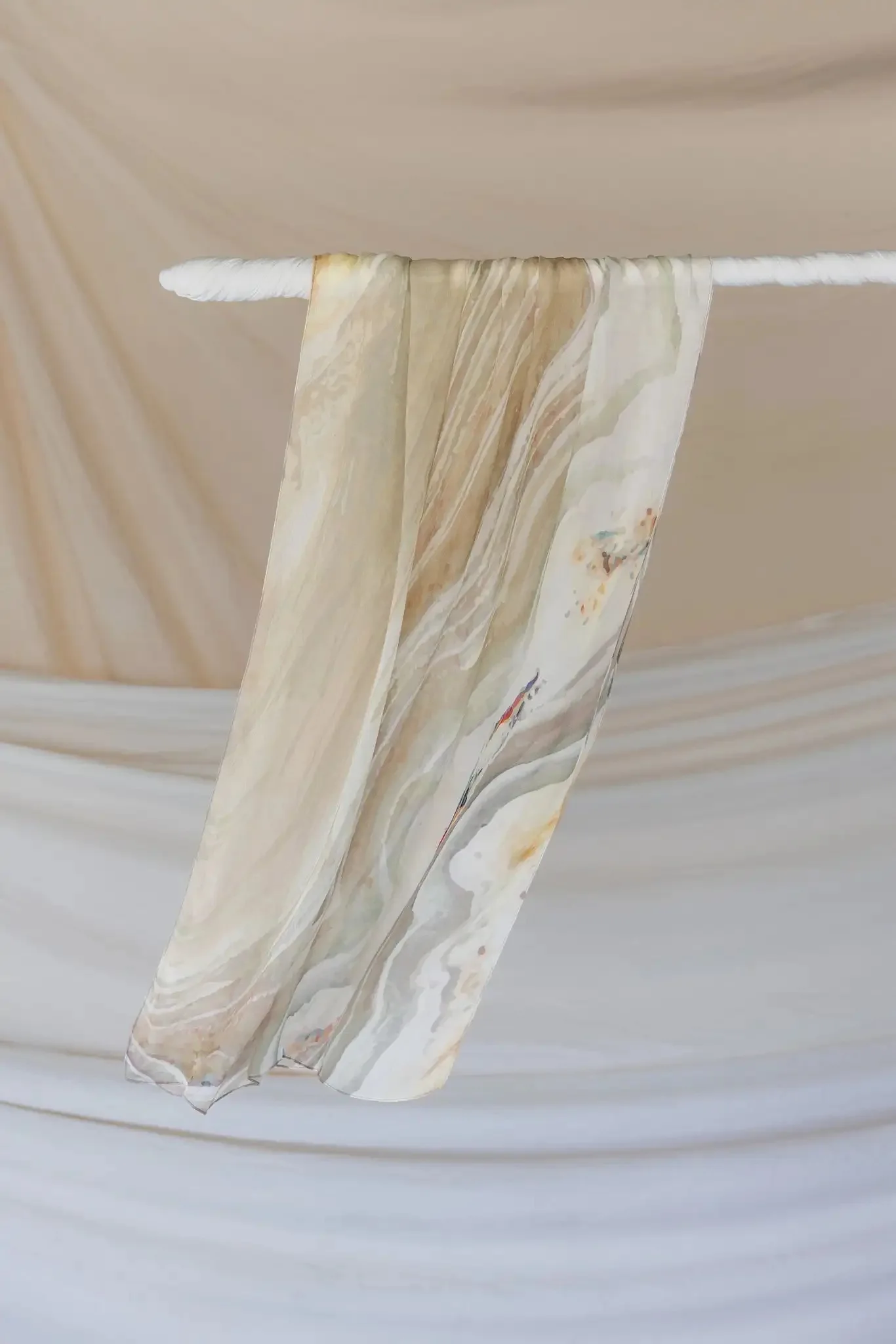 Zifeng OEM Ombre Hijab Printed Marble Modal Hijab Scarf Cotton Viscose Bamboo Modal Not See Through Soft Print Modal Hijab