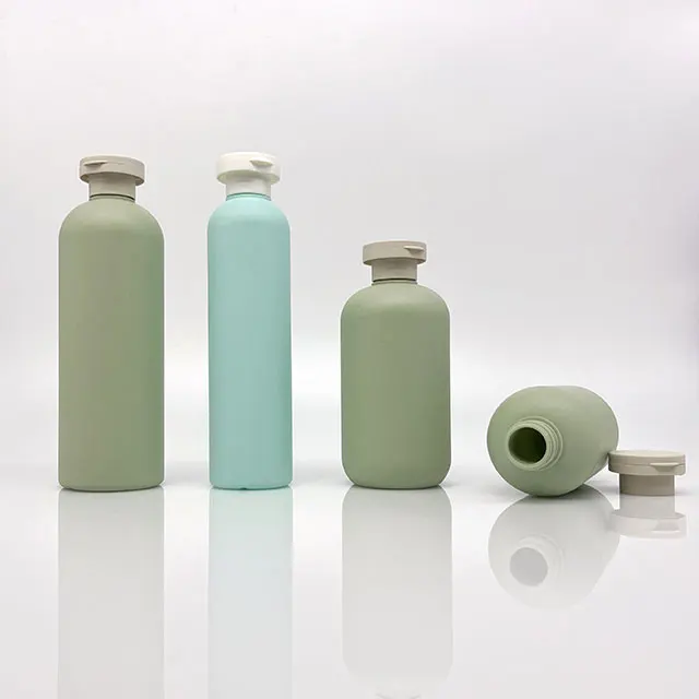 Reusable 200 ml 250 ml 300 ml 400 ml 500 ml 800 ml body milk plastic packaging body lotion container PET shampoo water bottle