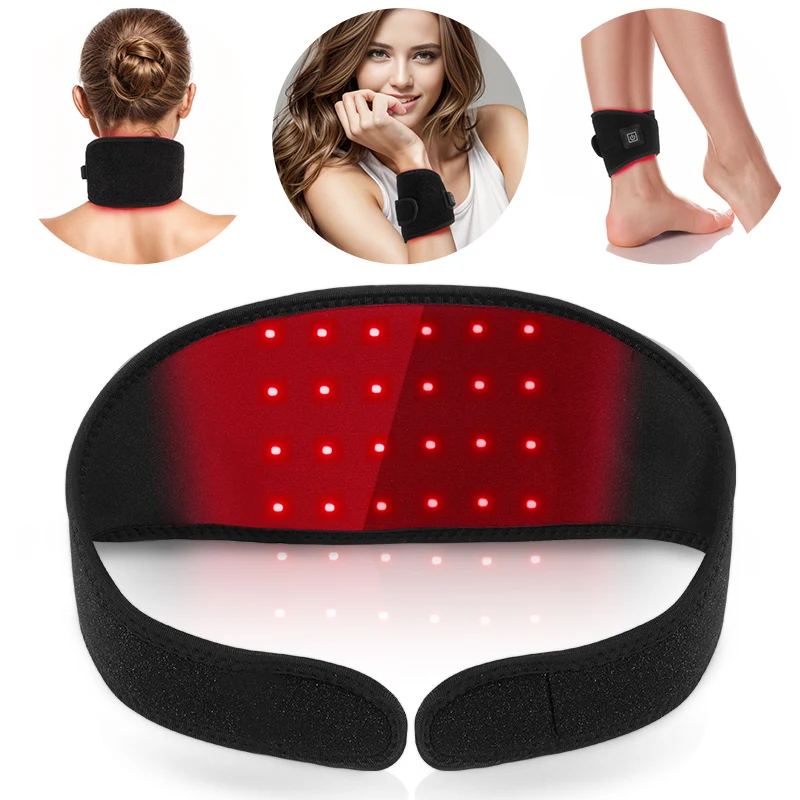 infrared red light therapy for joint pain relief Infrared Belt Neck Massager 660nm 850nm infrared red light therapy belt