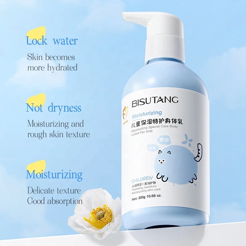 BISUTANG Avocado Extra Care Body Milk Vitamin E Hydrating Non-Greasy Face Cream for Children Moisturizing Lotion for Skin