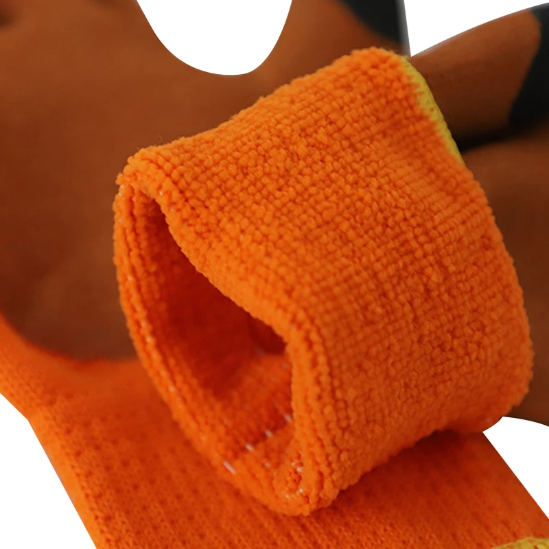 Latex Finger Coated Gloves Waterproof Thermal Gloves Palm Safe Working Men Gloves Mitten