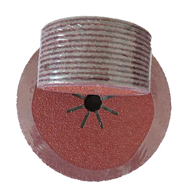 High quality aluminum oxide paper disc sanding disk P16-120 grit fibre disc