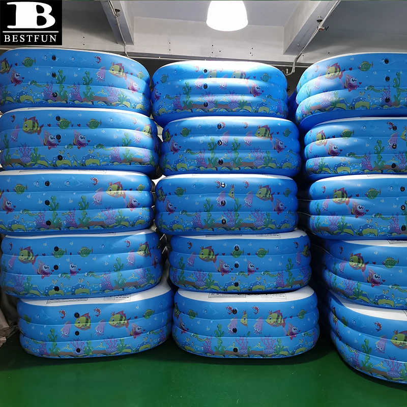 factory best selling 8ft inflatable swimming pool for kids, adults, babies, rectangle family above ground pools for garden