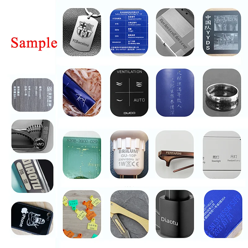 50W Raycus MAX JPT EM7 Enclosed Fiber Laser Marking Machine 20W 30W For Hardware Jewelry Metal Pulse Fiber Home Appliance Tool