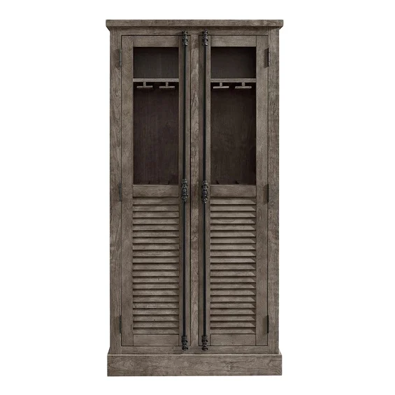Wesome factory home office furniture luxury wine rack furniture office wooden wine cabinet with 2 doors