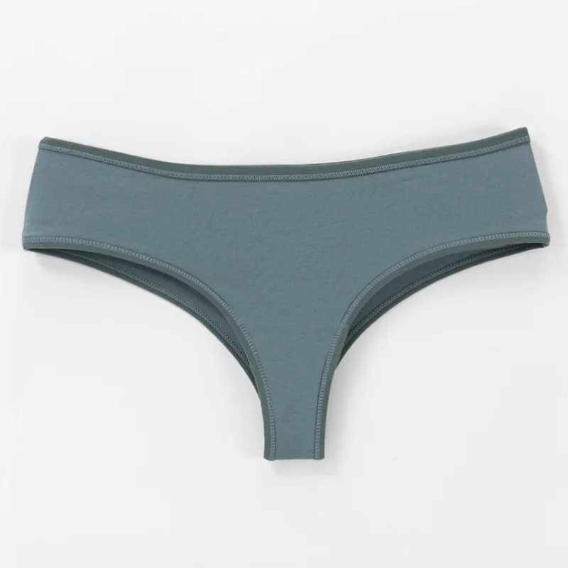 Amazon Ice Silk Seamless Underpants one-piece mid-low waist breathable half pack hip briefs