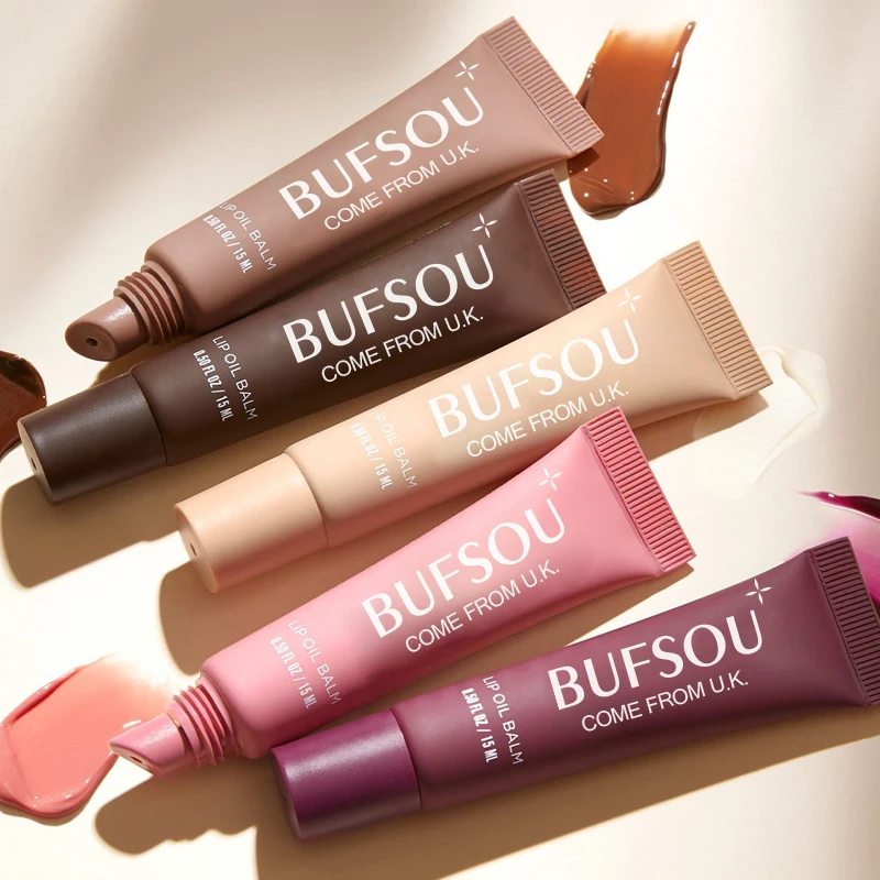 Moisturizing Fruit Scent Clear Vegan Pink Lip Butter Custom Logo Lip gloss Private Label Lip Balm