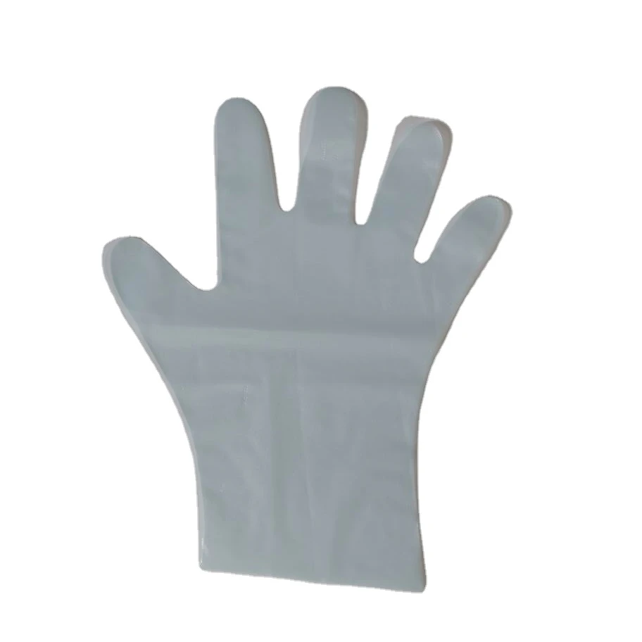 Food Handling PE Plastic HDPE Disposable Gloves PE Polyethylene Disposable Gloves