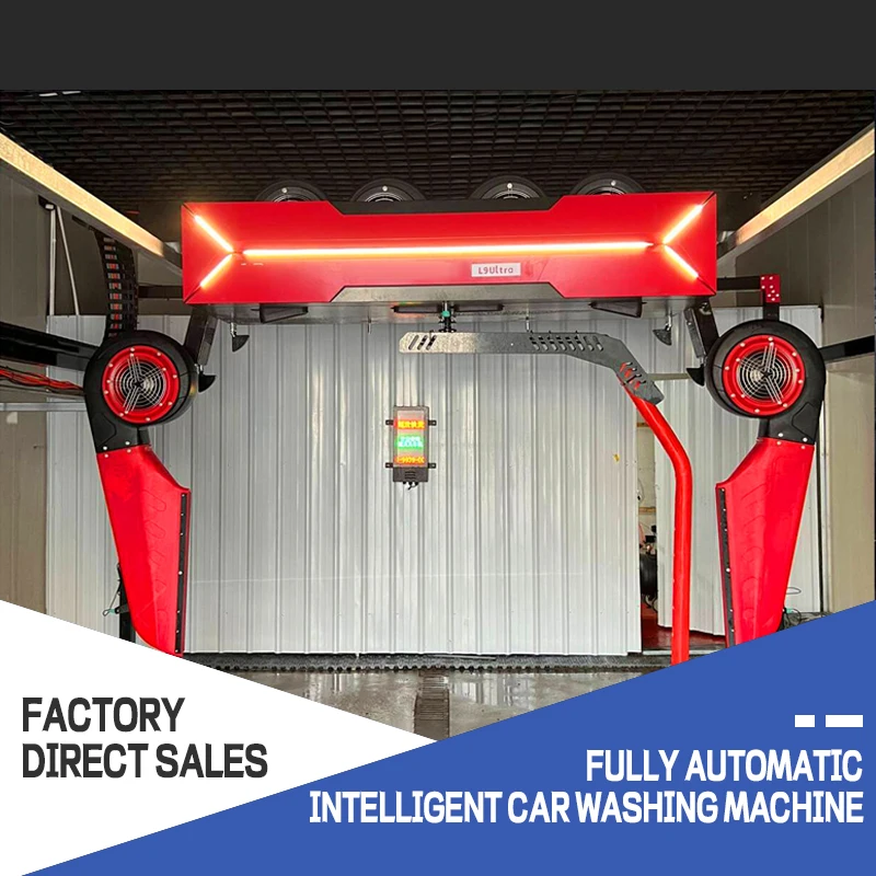Factory Direct Door-to-Door Delivery 360 Touchless High Pressure Fully Automatic Car Wash Machine Made Durable Plastic Steel