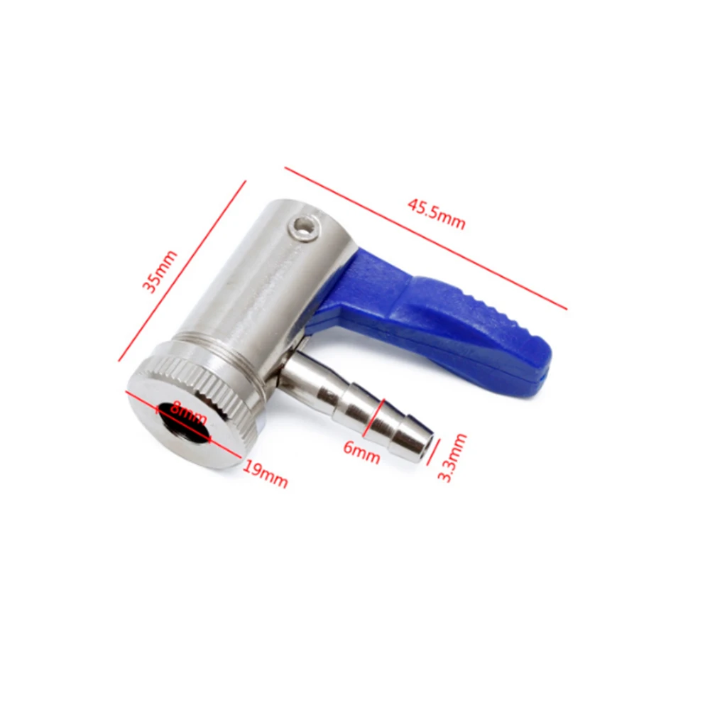 8MM Car Tyre Wheel Tire Air Chuck Inflator Car Pump Valve Clip Connector
