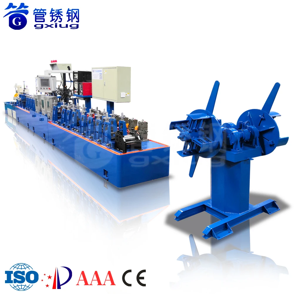 GXG Technology Metal Broom Tube Welding Steel Pipe Making Machine