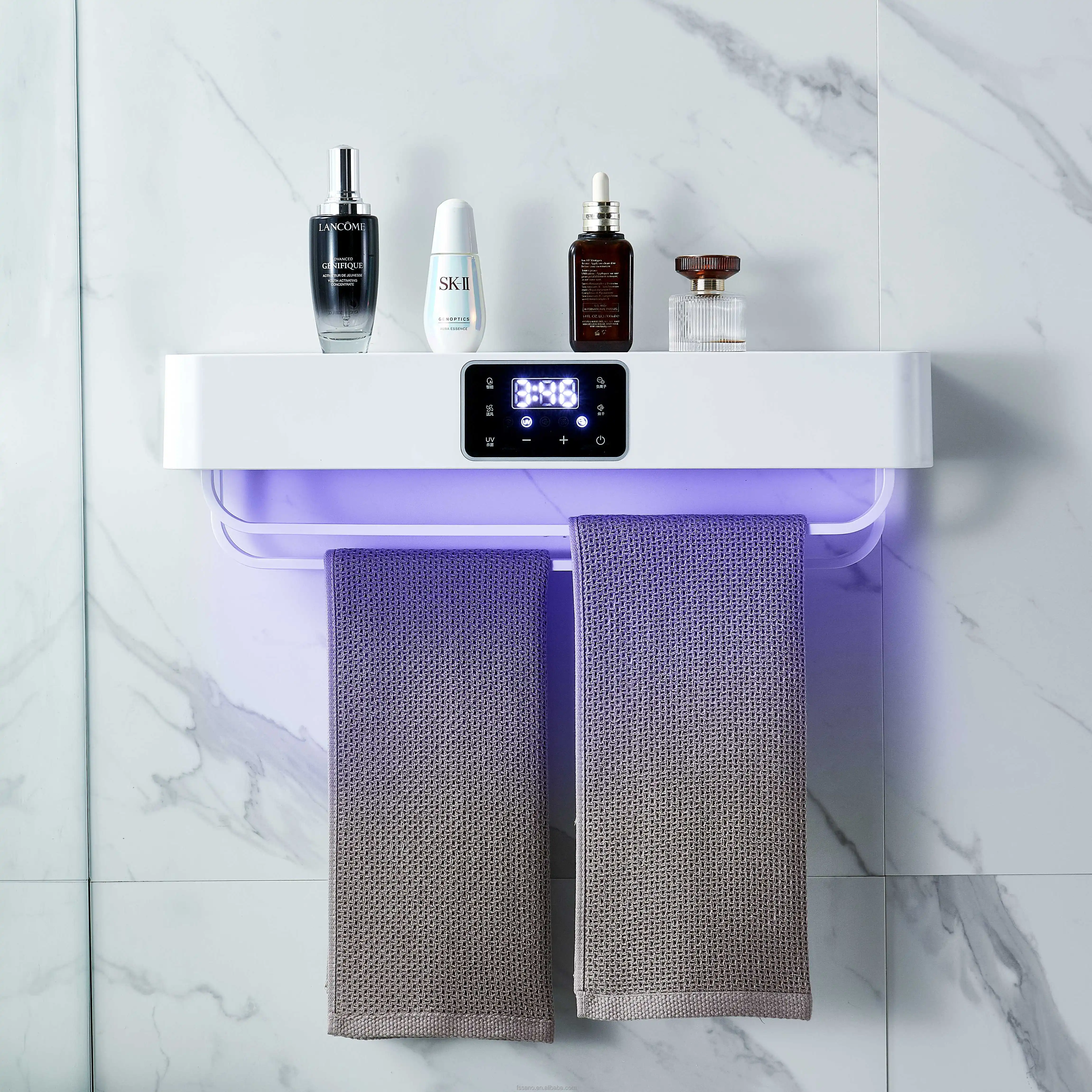 Luxury Stainless Steel Towel Warmer Electric Heated Towel Rail Wall Mounted Bathroom Towel Racks