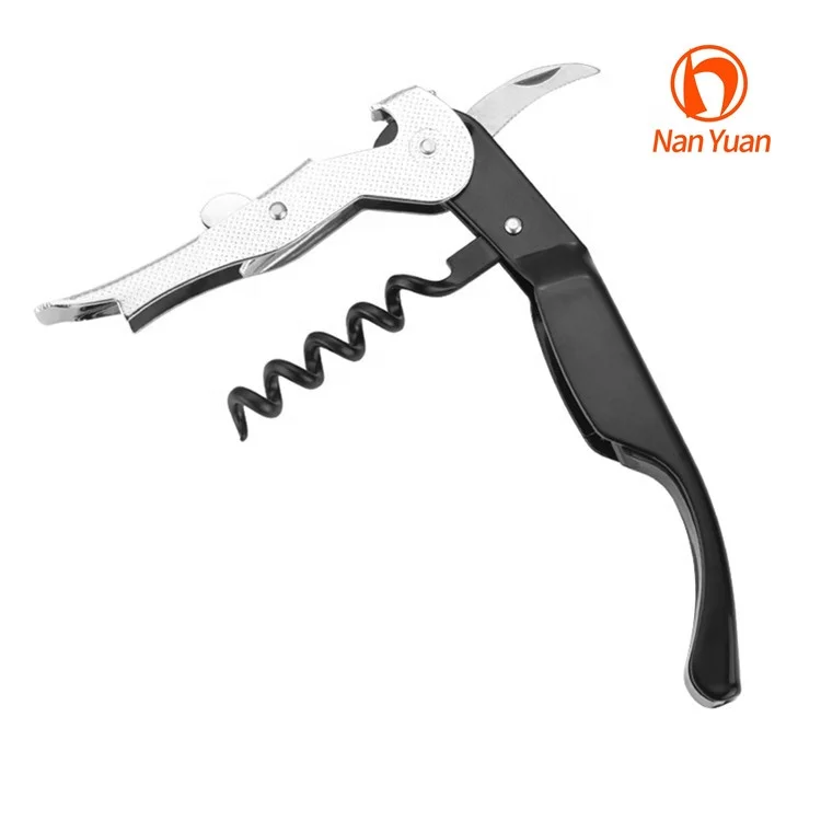 Most popular wine bottle opener stainless cork screw handle murano wine corkscrew
