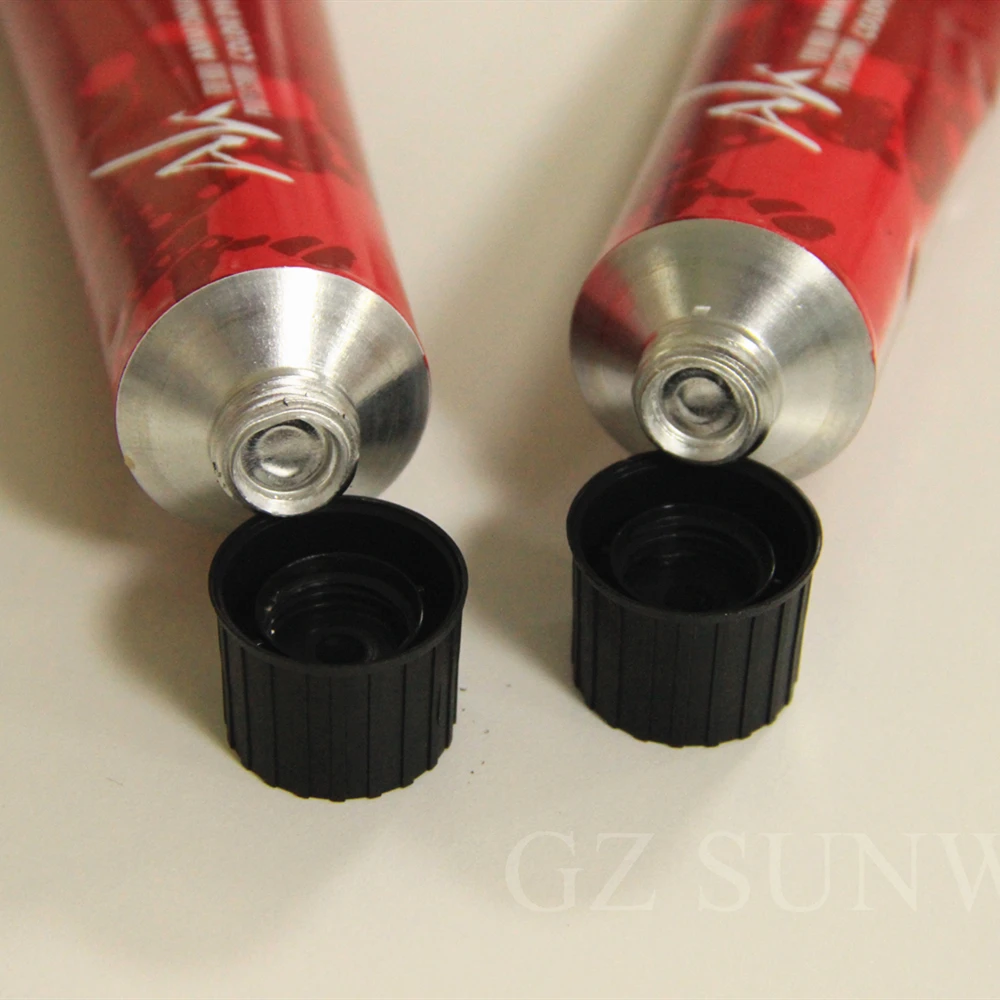 Empty Cosmetic Ointment Aluminum Cream Tube