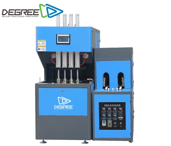 semi auto 4 cavity best price juice bottle blow molding machine