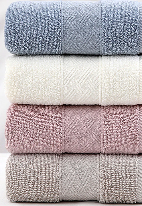 Sweet Super Soft Extra Large Bath Towel 70X140 100%Ringspun Cotton Luxurious Rayon Trim - Ideal For Everyday Use