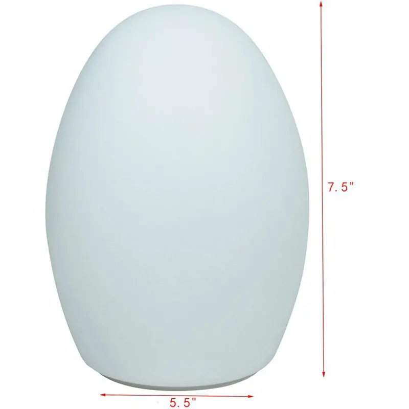 Decorative Colour Changing Egg Led Table Lamp