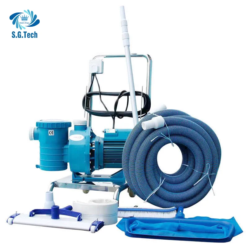 Water Crown High-Performance Manual Sewage Suction Machine High-Pressure Water Pump Cleaner Clean Pool Tools Accessories