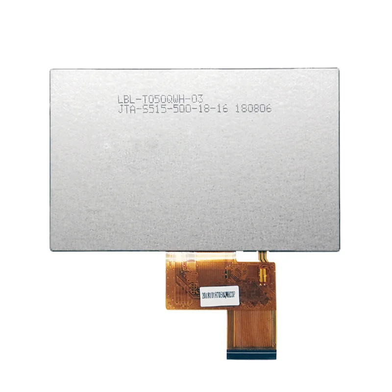  И укрепления здоровья OEM 800*400 цветная (RGB) 40PIN 5 дюймов TFT резистивный сенсорный экран ЖК-дисплей
